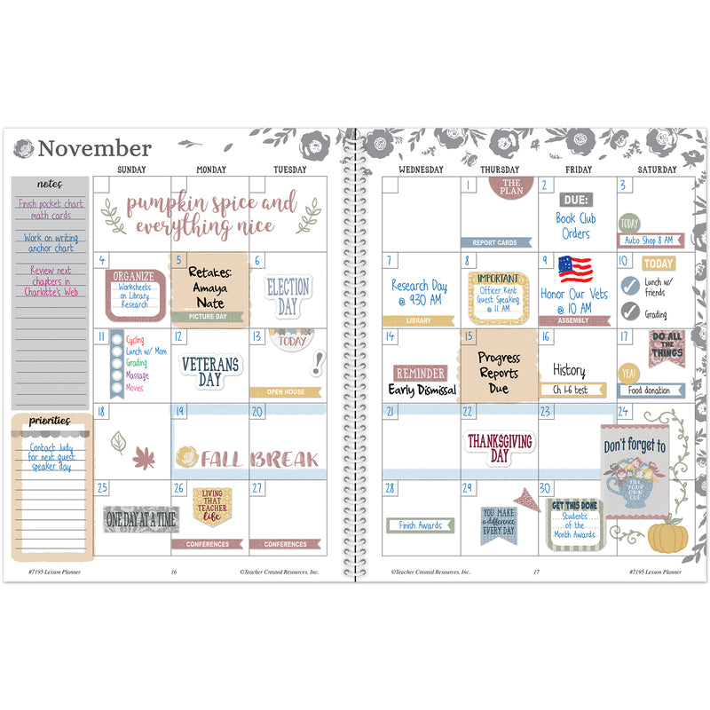 Classroom Cottage Teacher Planner