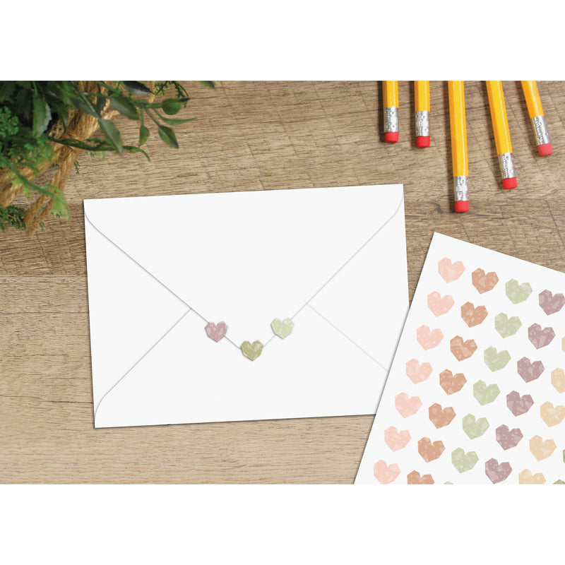 Terrazzo Tones Hearts Mini Stickers