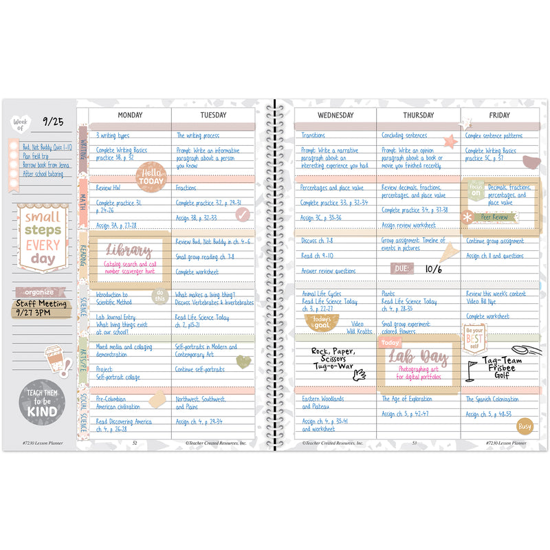 Terrazzo Tones Teacher Planner