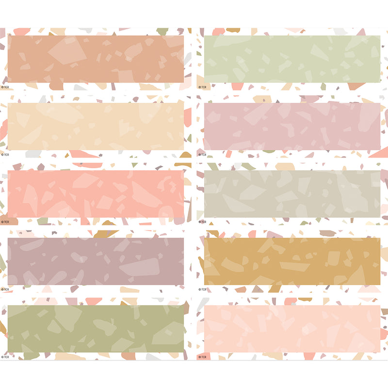 Terrazzo Tones Magnetic Labels Accents, 20 Per Pack, 2 Packs