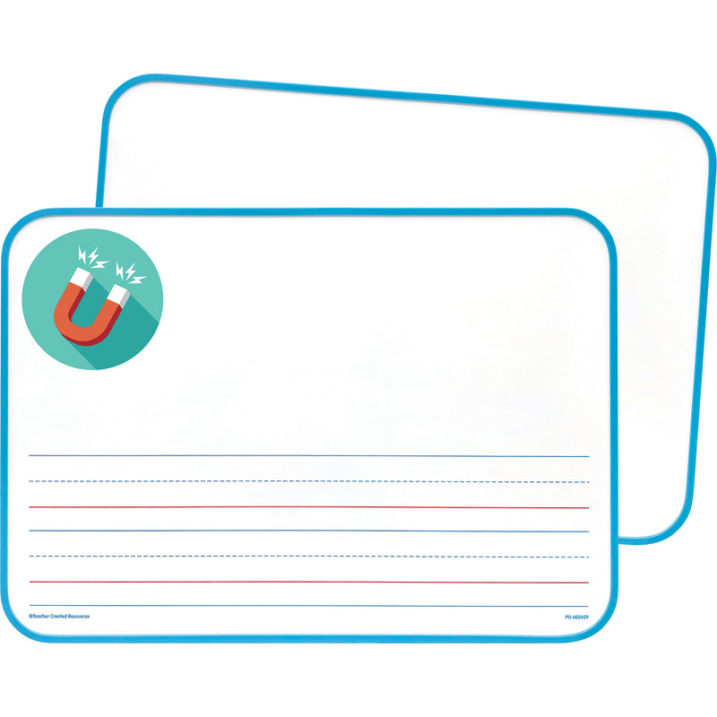 Magnetic Double-Sided Show and Tell Early Writing Dry Erase Boards, Pack of 5