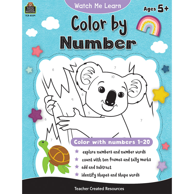 Watch Me Learn Color By Number