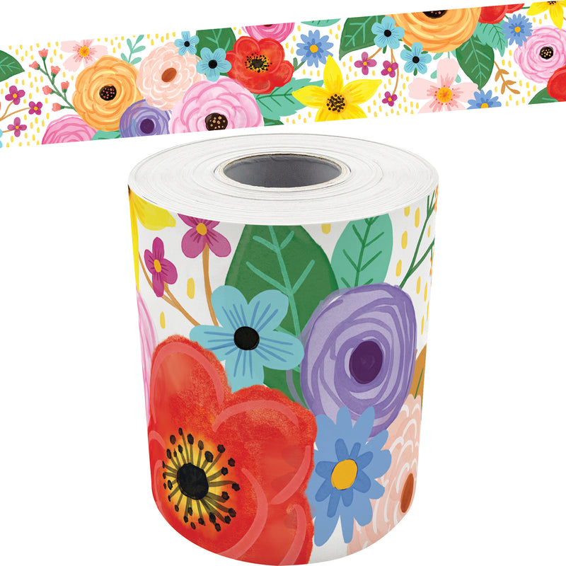 Wildflowers Straight Rolled Border