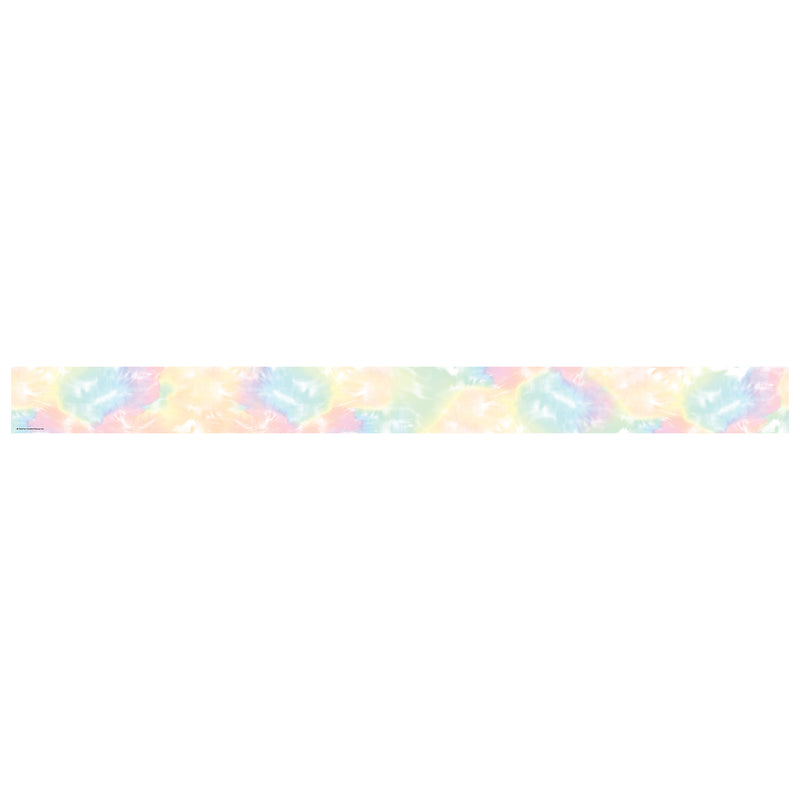 Pastel Pop Tie-dye Rolled Border Straight