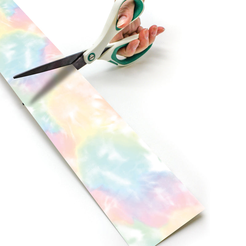 Pastel Pop Tie-dye Rolled Border Straight