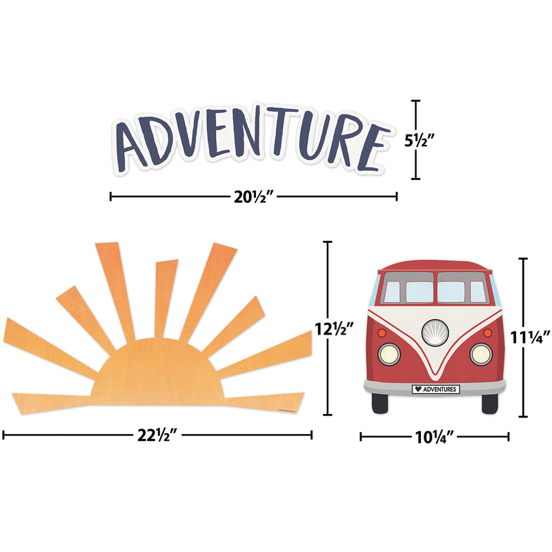 Moving Mountains Road Trip The Adventure Begins Bulletin Board Set, 15 Pieces