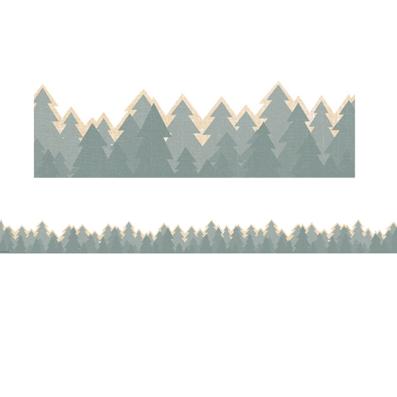 Moving Mountains Trees Border Die-cut