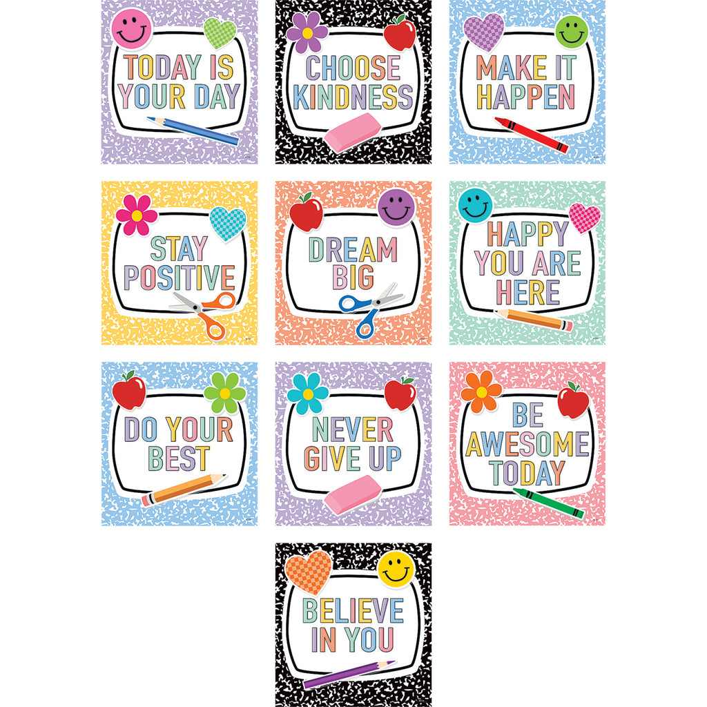 Cool School Positive Saying Accents