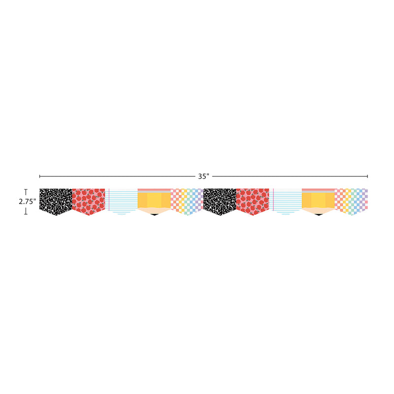 Cool For School Die-cut Border Trim