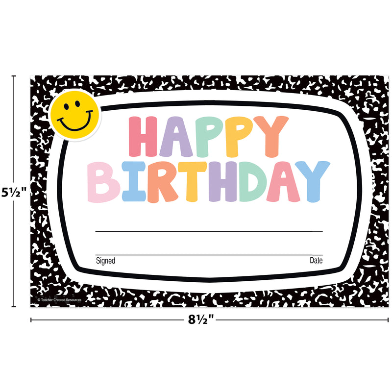 Cool School Happy Birthday Awards