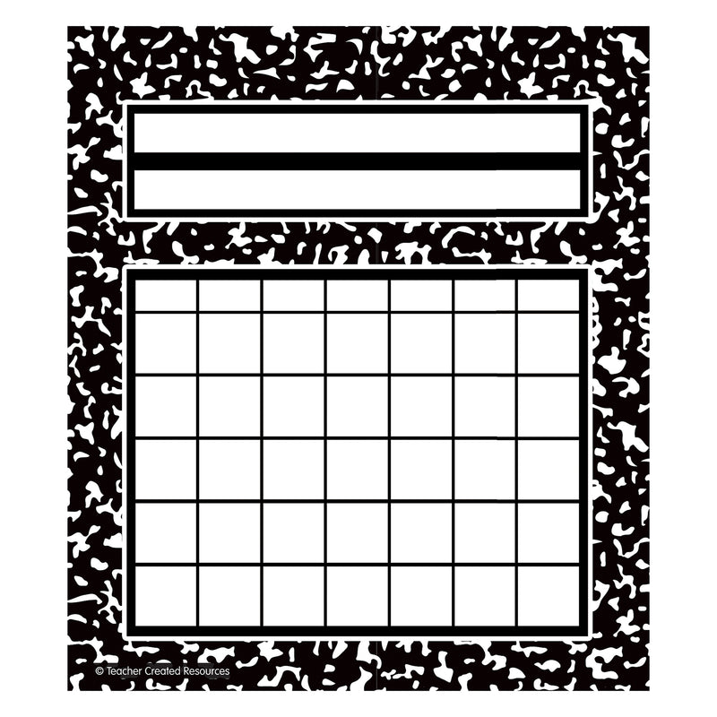 Cool for School Composition Incentive Charts, 36 Per Pack, 6 Packs