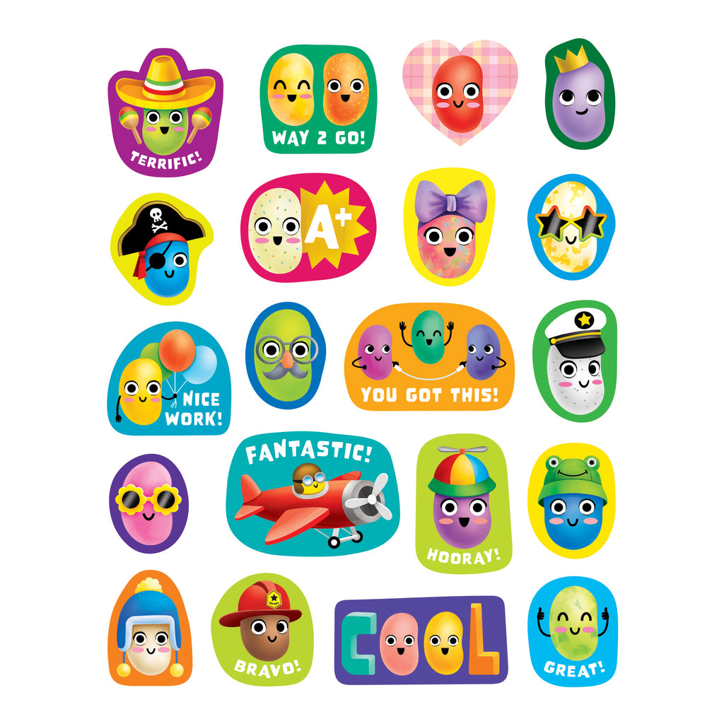 Jelly Bean Smelly Stickers