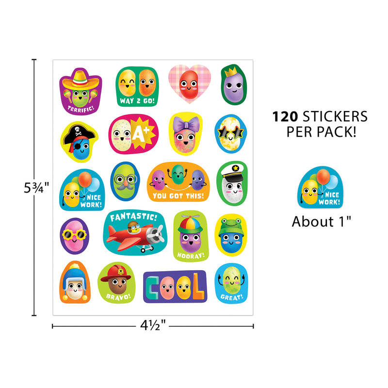 Jelly Bean Smelly Stickers