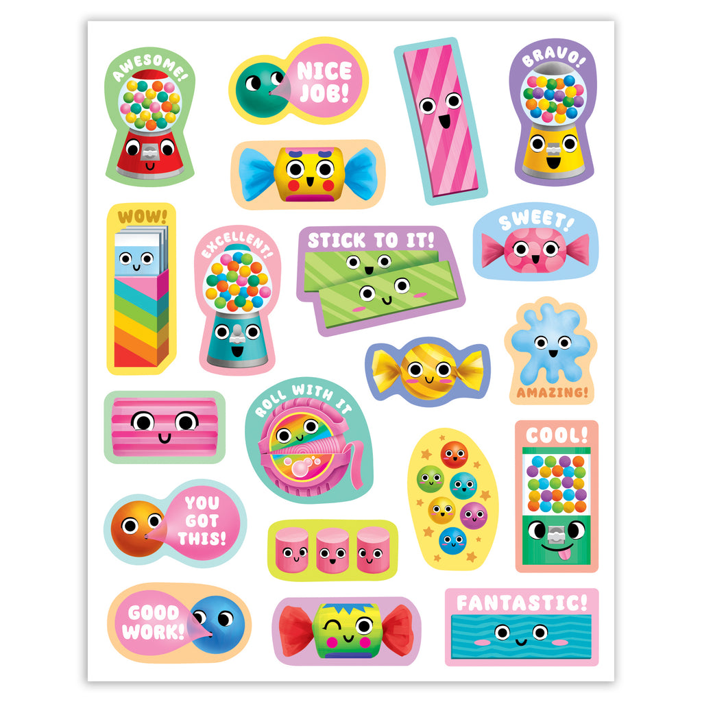 Bubble Gum Smelly Stickers