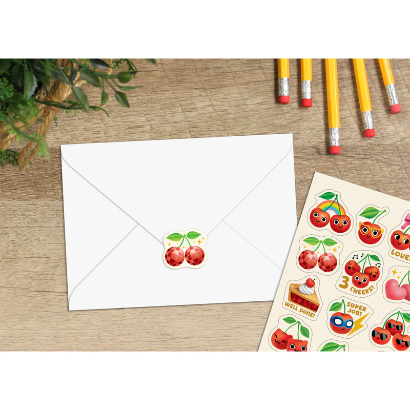 Cherry Smelly Stickers, 120 Per Pack, 6 Packs