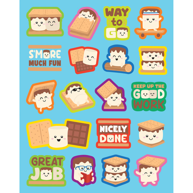 S'mores Smelly Stickers, 114 Per Pack, 6 Packs