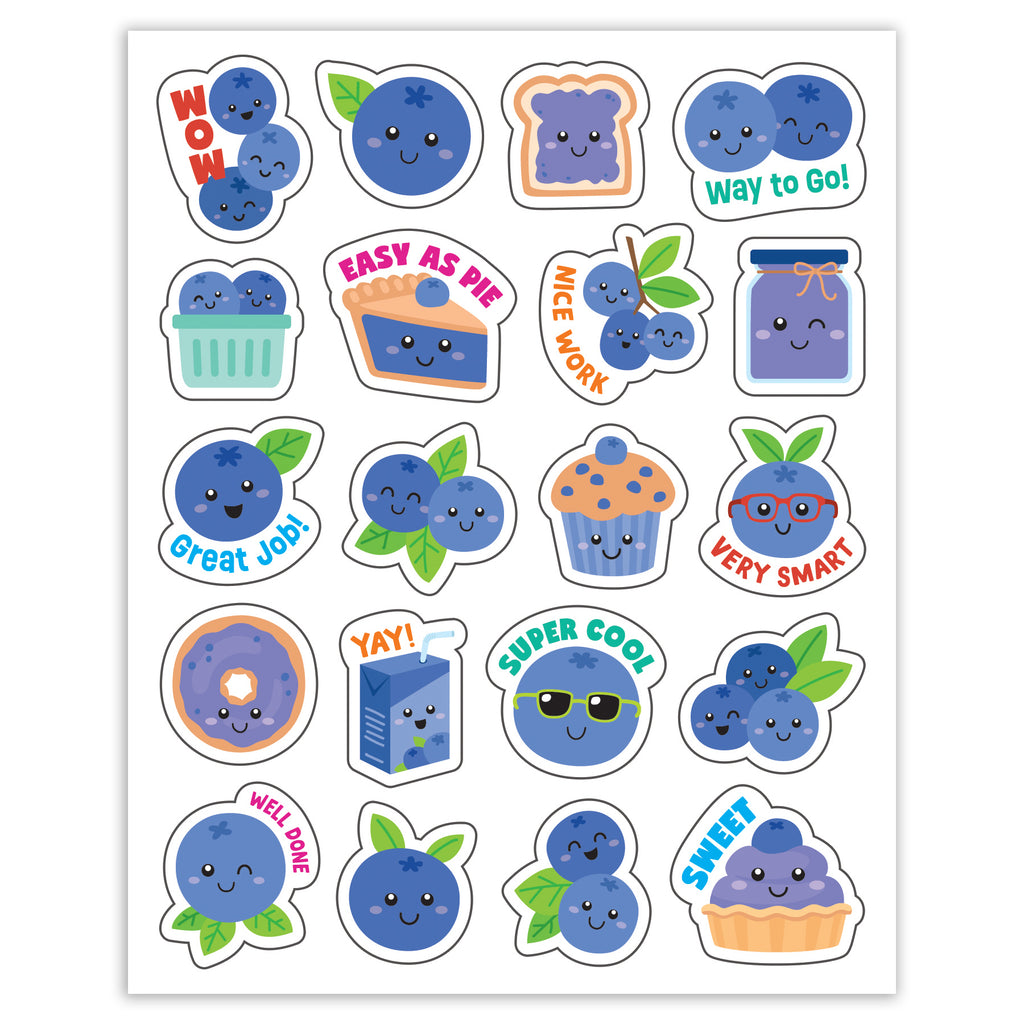 Blueberry Smelly Stickers