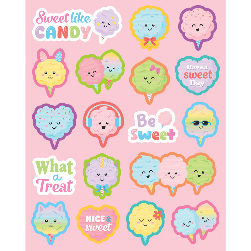 Cotton Candy Smelly Stickers, 108 Per Pack, 6 Packs