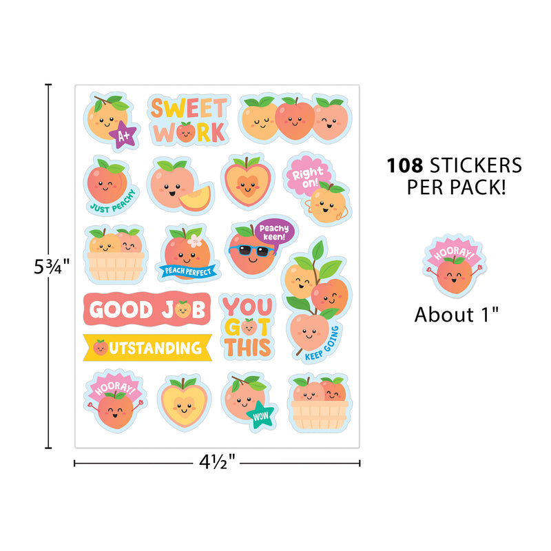 Peach Smelly Stickers