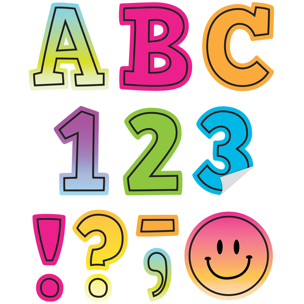 Brights 4ever Block Adhesive Letter 2in Uppercase