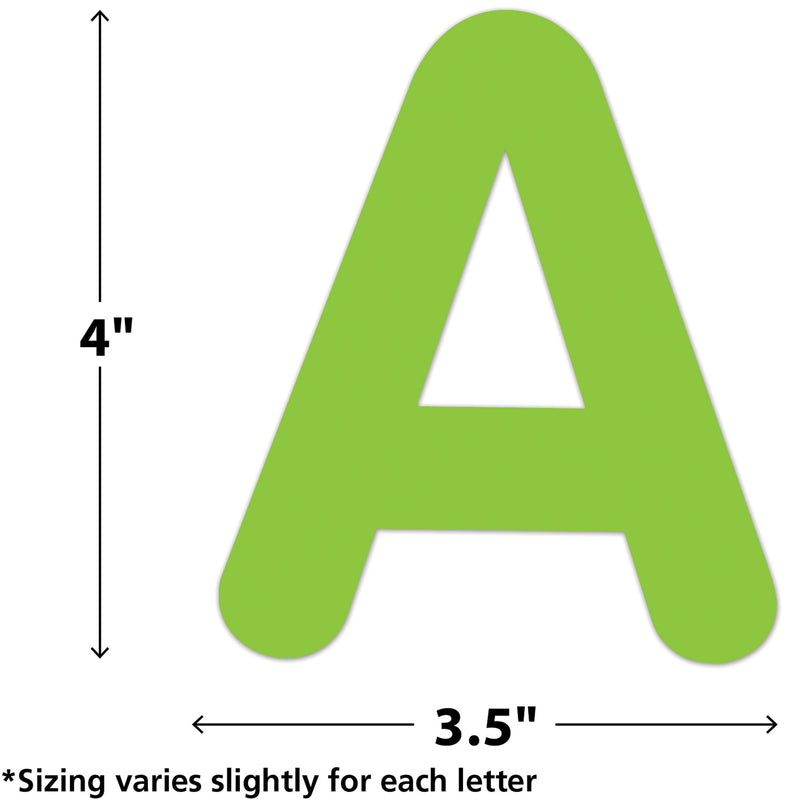 Brights 4in Classic Adhesiv Letters 4in Uppercase