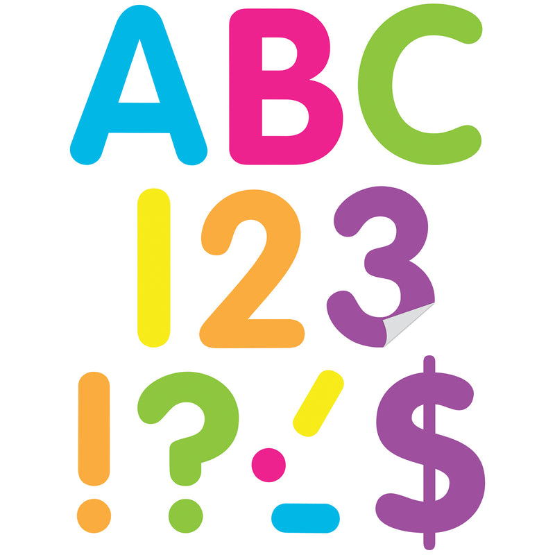 Brights 4in Classic Adhesiv Letters 4in Uppercase