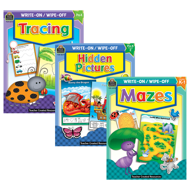 Activity Books Write-on/write-off