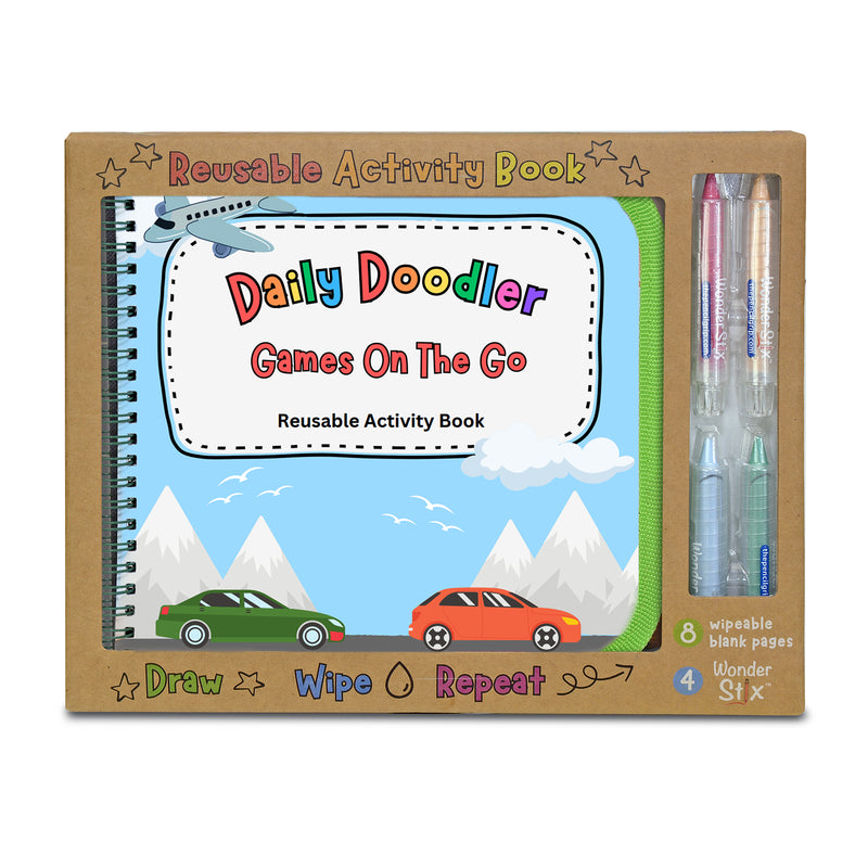 Daily Doodler Games Book & Stix