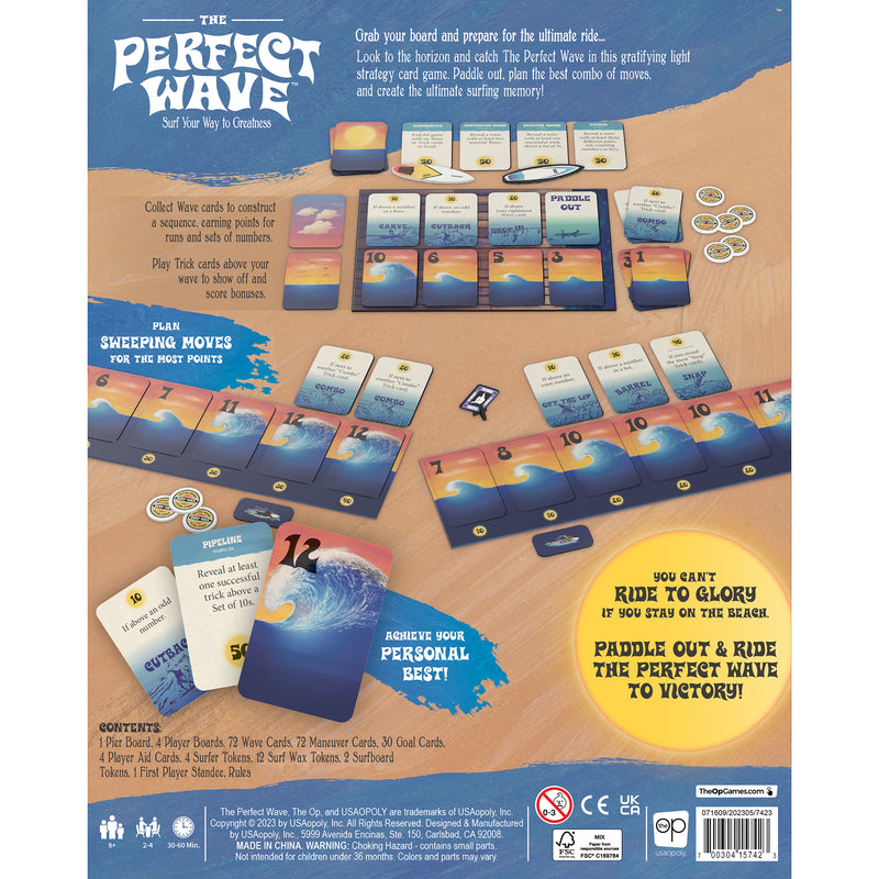 The Perfect Wave™ Surfing Themed Light Strategy Card Game