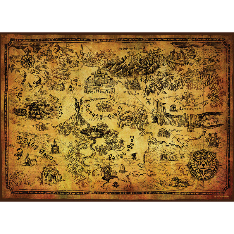 The Legend of Zelda™ Hyrule Map Puzzle, 1000 Pieces