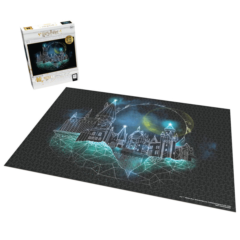 Harry Potter Magic of Hogwarts Glow Puzzle, 1000 Pieces