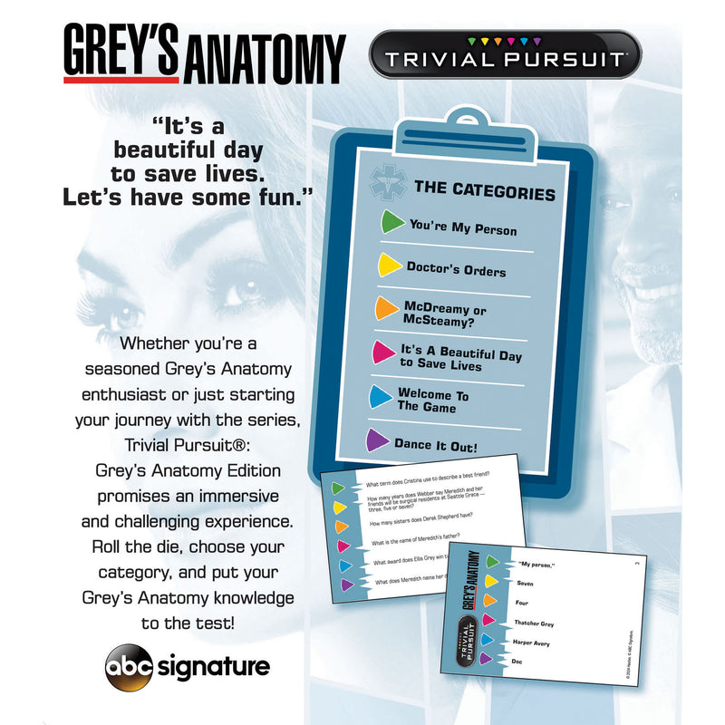 TRIVIAL PURSUIT®: Grey's Anatomy Board Game