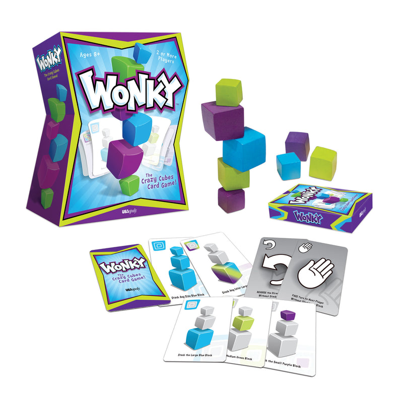 Wonky The Crazy Cubes Card Game