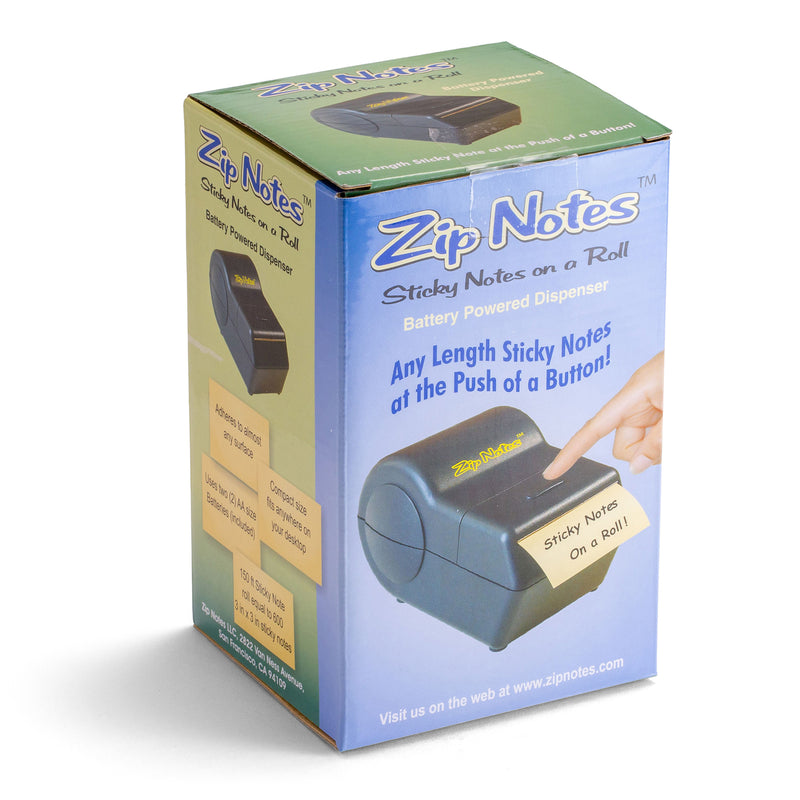 Zip Notes Battery-Operated Administrative Dispenser, Blue