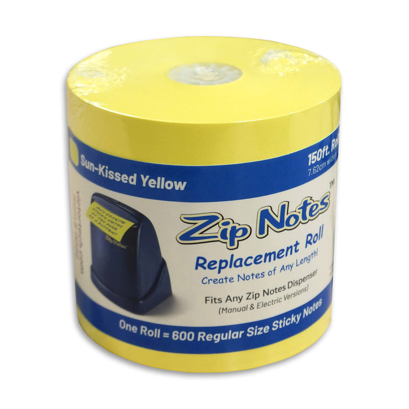 Zip Notes Refill Paper Yellow