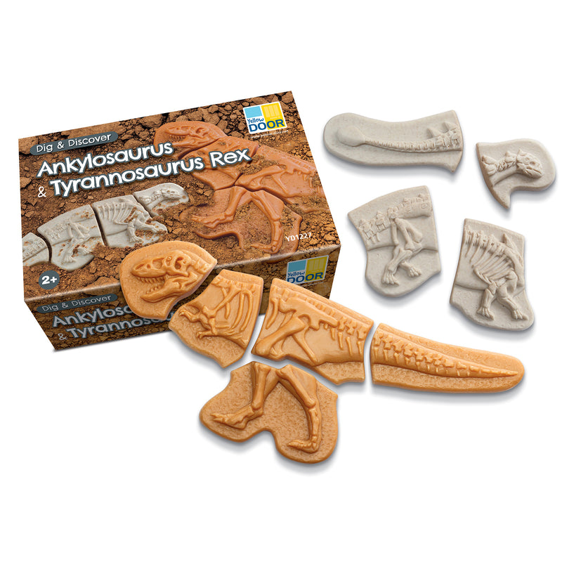 Ankylosaurus & Tyrannosaurus Rex Dig & Discover
