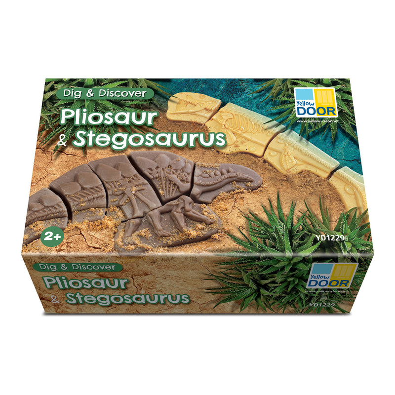 Pliosaur & Stegosaurus Dig & Discover