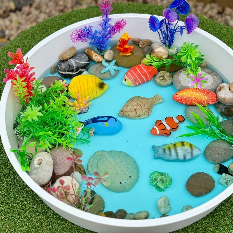Sensory Play Stones Fish