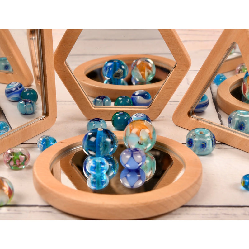 Little Looking Shape Mirrors 4/st