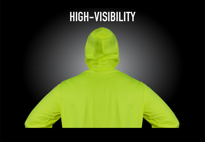 Rothco High-Vis Performance Hooded Sweatshirt - Safety Green