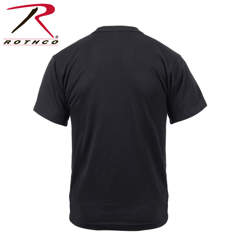 Rothco US Flag Bearded Skull T-Shirt - Black
