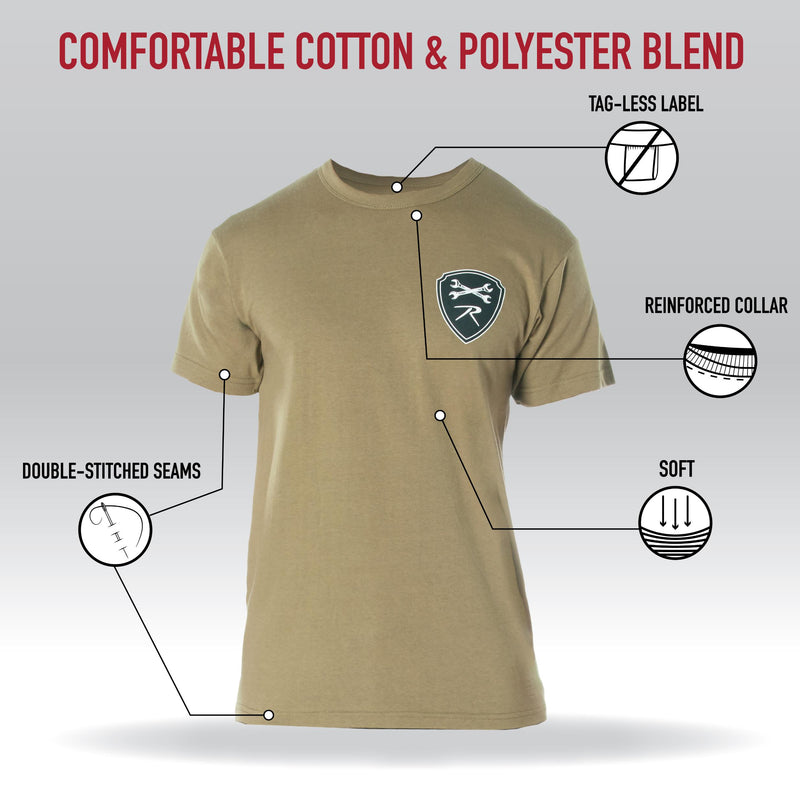 Military Grade Workwear Bottle Cap T-Shirt