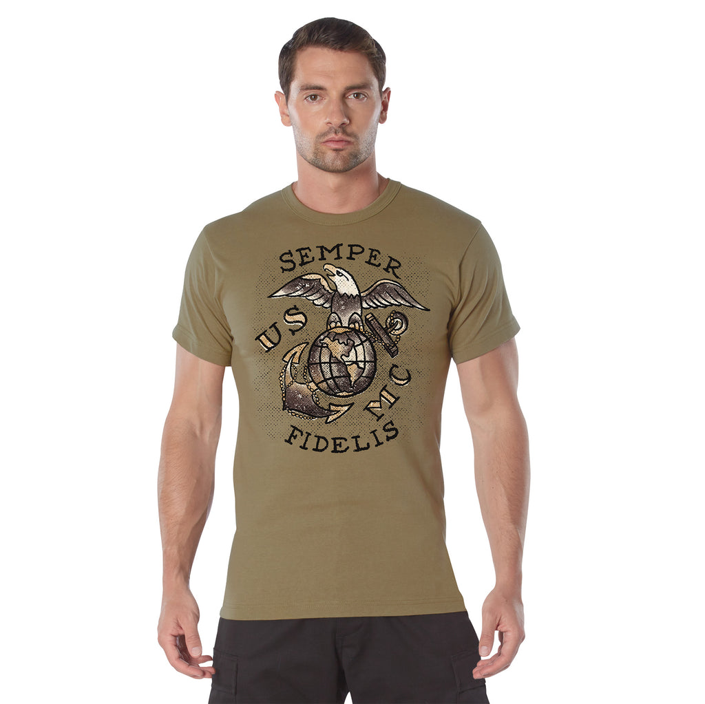 Rothco USMC Semper Fidelis T-Shirt