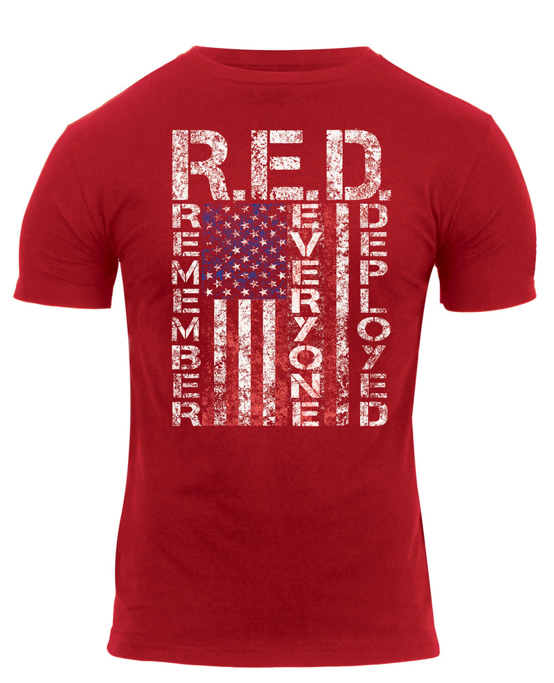 Rothco Athletic Fit R.E.D. (Remember Everyone Deployed) T-Shirt