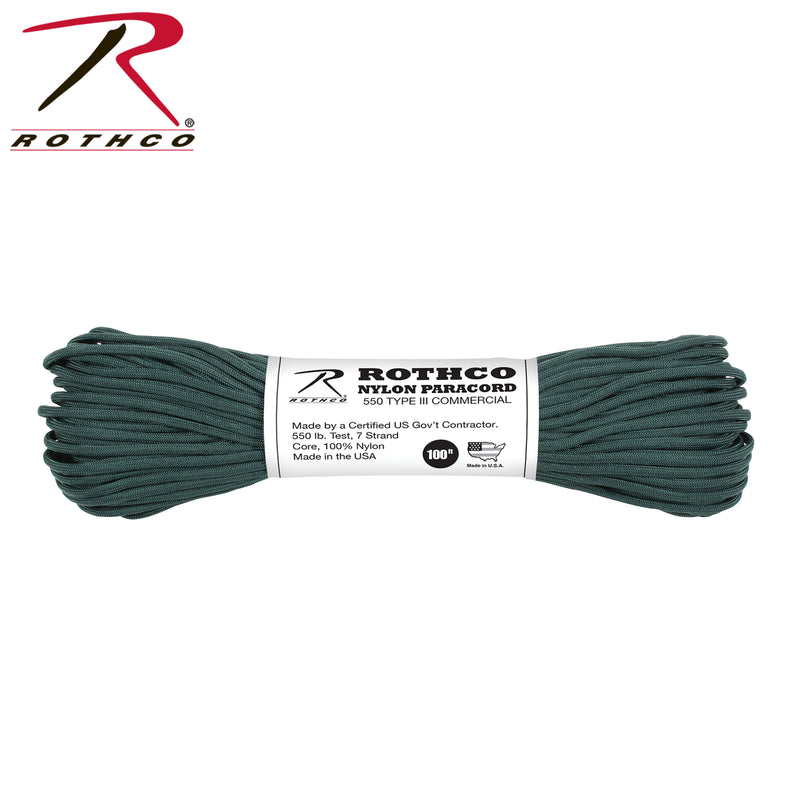 Rothco Nylon Paracord Type III 550 LB 100FT