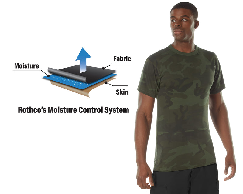 Rothco Midnight Camo Moisture Wicking T-Shirt