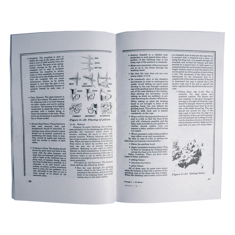 MILITARY MOUNTAINEERING MANUAL