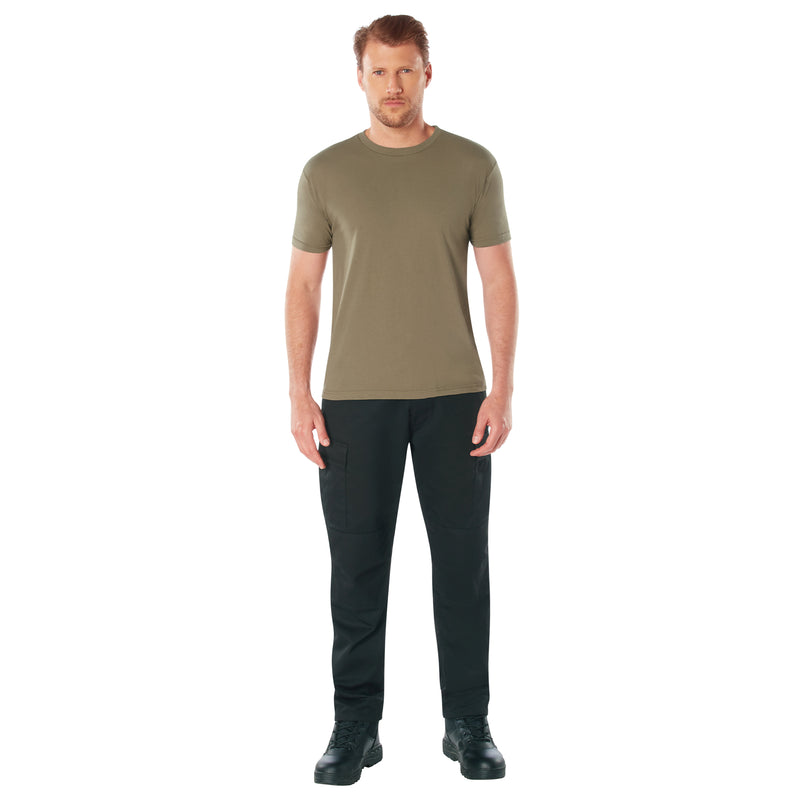 Rothco Athletic Fit Solid Color Military T-Shirt