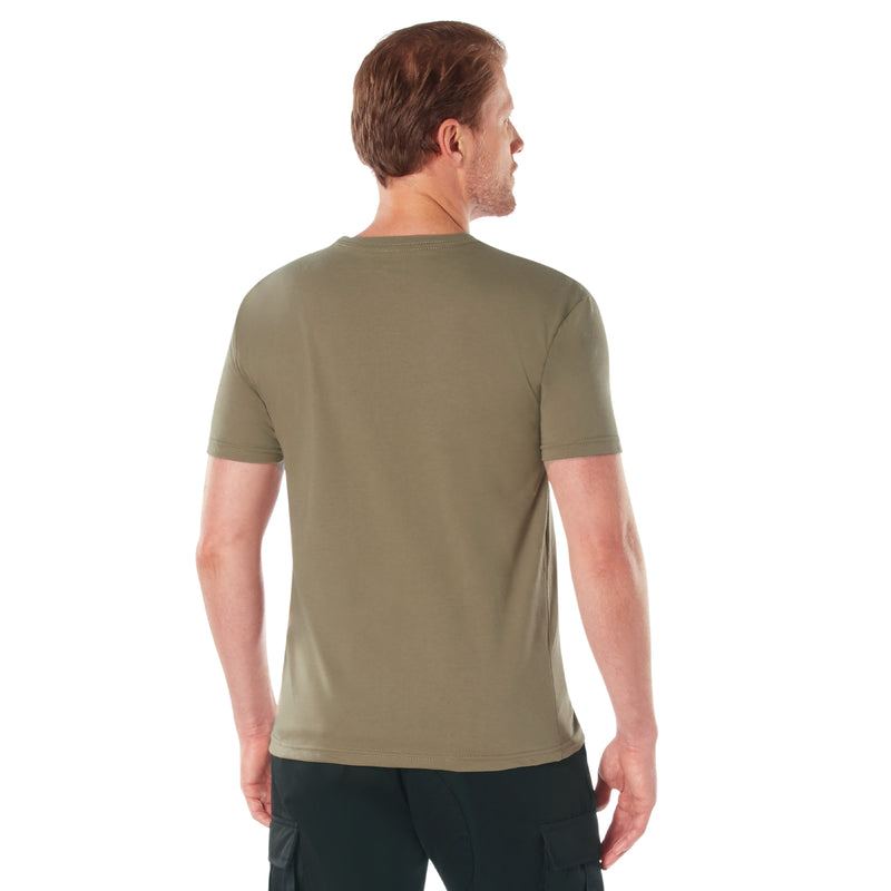 Rothco Athletic Fit Solid Color Military T-Shirt