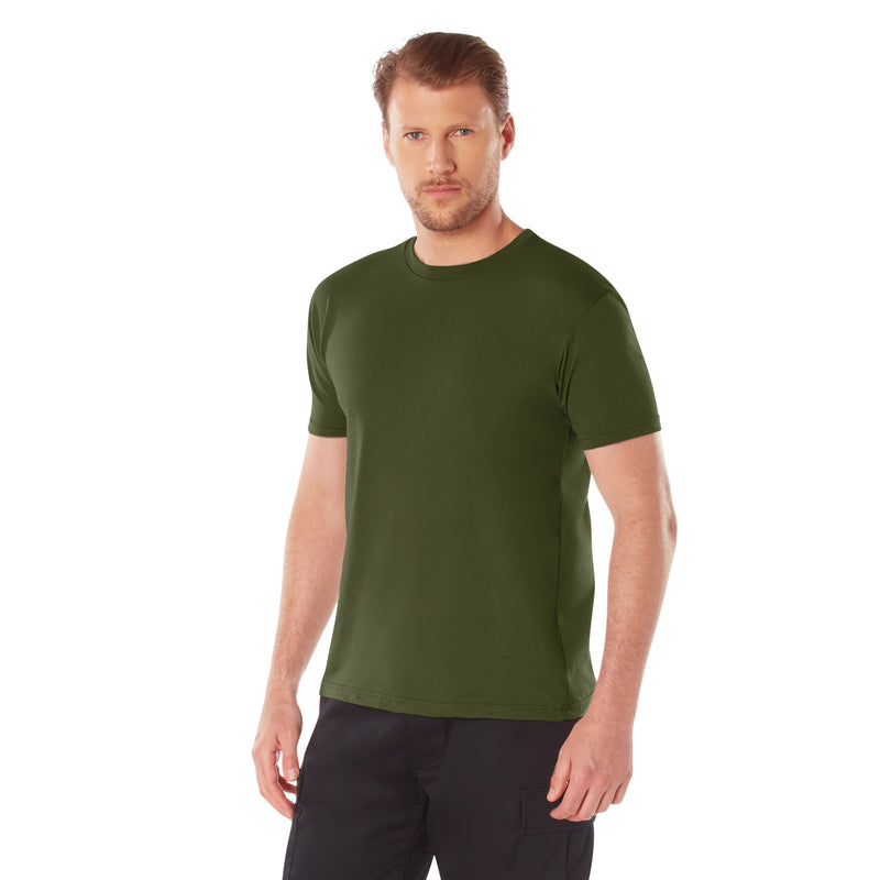 Rothco Athletic Fit Solid Color Military T-Shirt